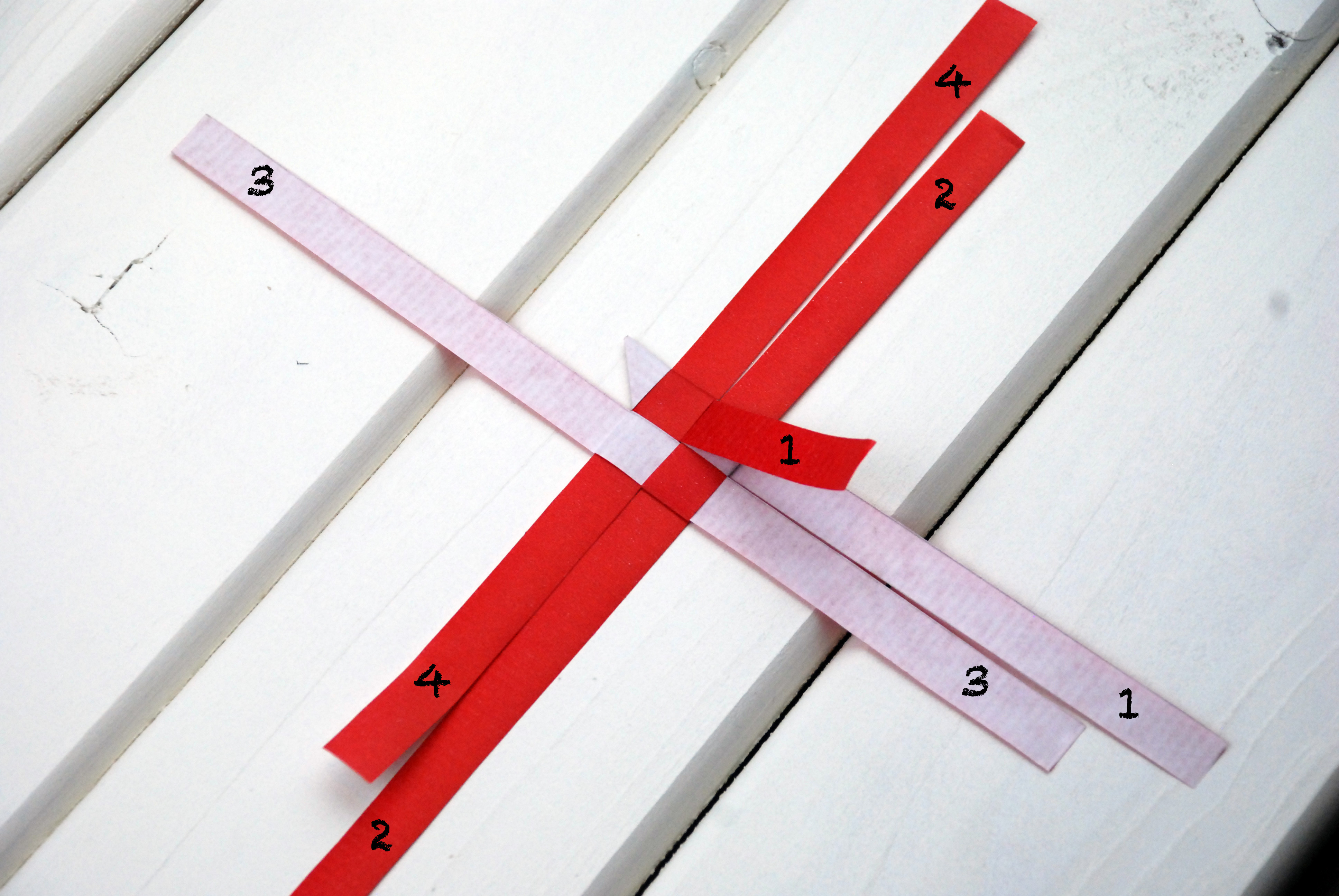 DIY - Sterne aus Papierstreifen basteln - barfuss.im.november