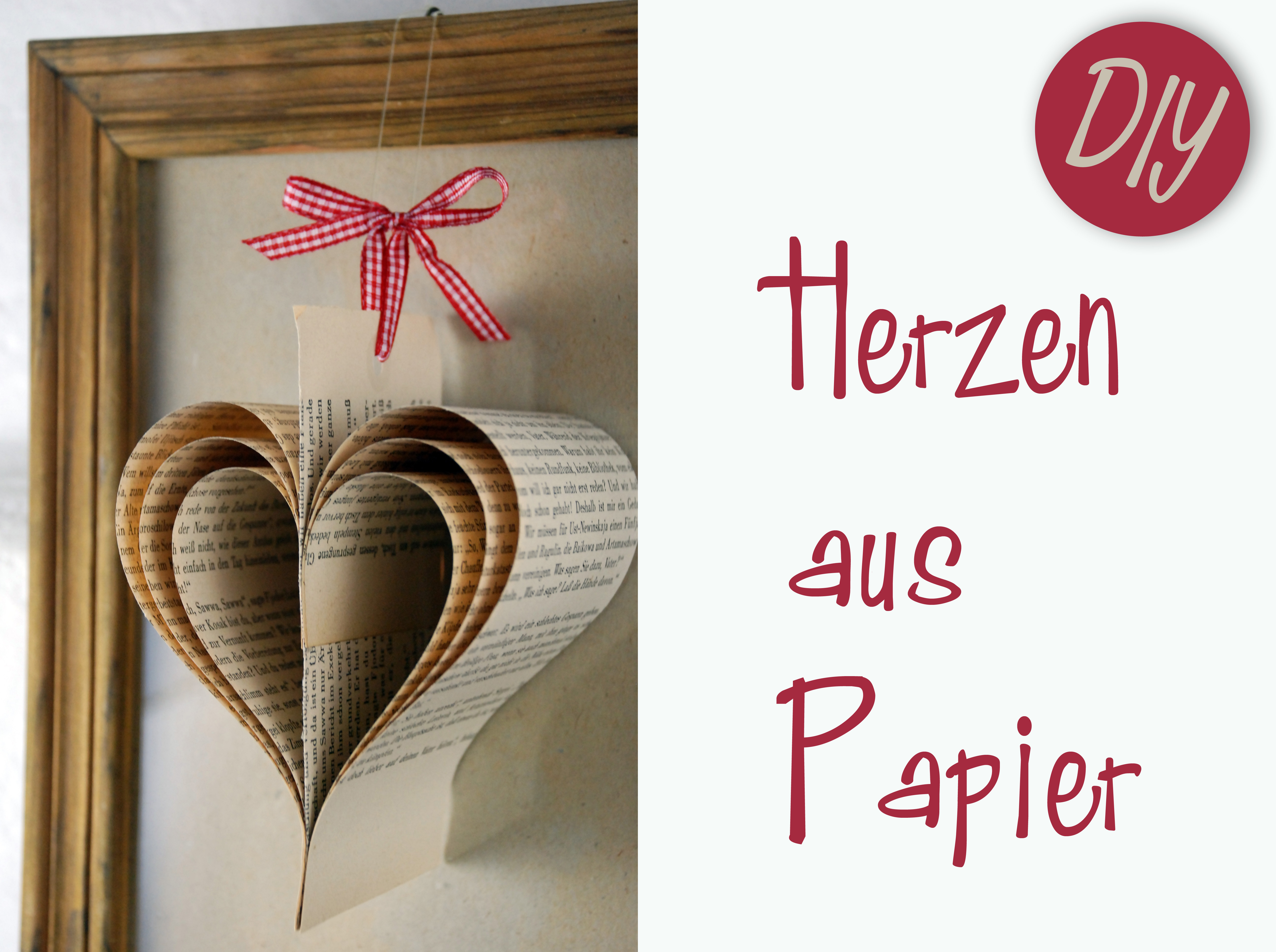 DIY - Herzen aus Papier - barfuss.im.november